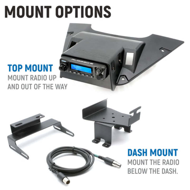 Can-Am Maveric R R Complete Communication Kit - Rugged Radios - `20-`24